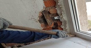Демонтаж оконных откосов по выгодной цене от 511 руб. в Лобне - Сварной-Лбн